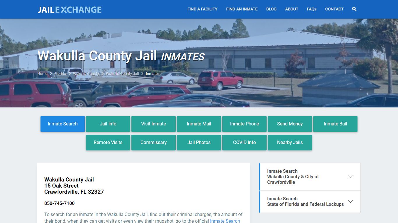 Wakulla County Jail Inmates | Arrests | Mugshots | FL